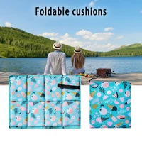 folding seat for camping outdoor climbing oxford folding cloth moisture proof thermal insulation cushion sit pads for camping