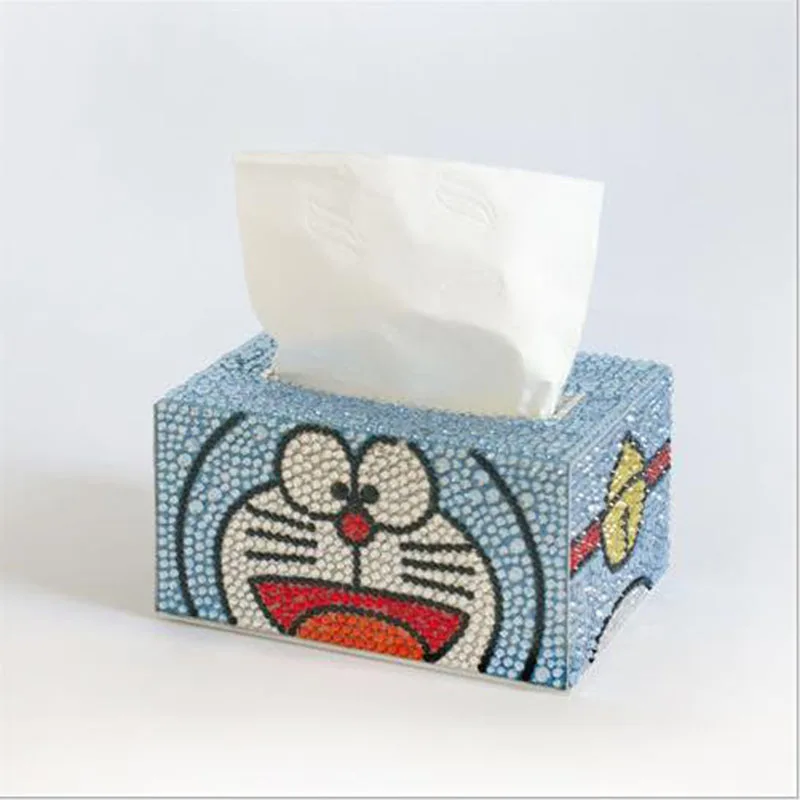 Алмазная живопись особой формы искусственная коробка для салфеток хранения