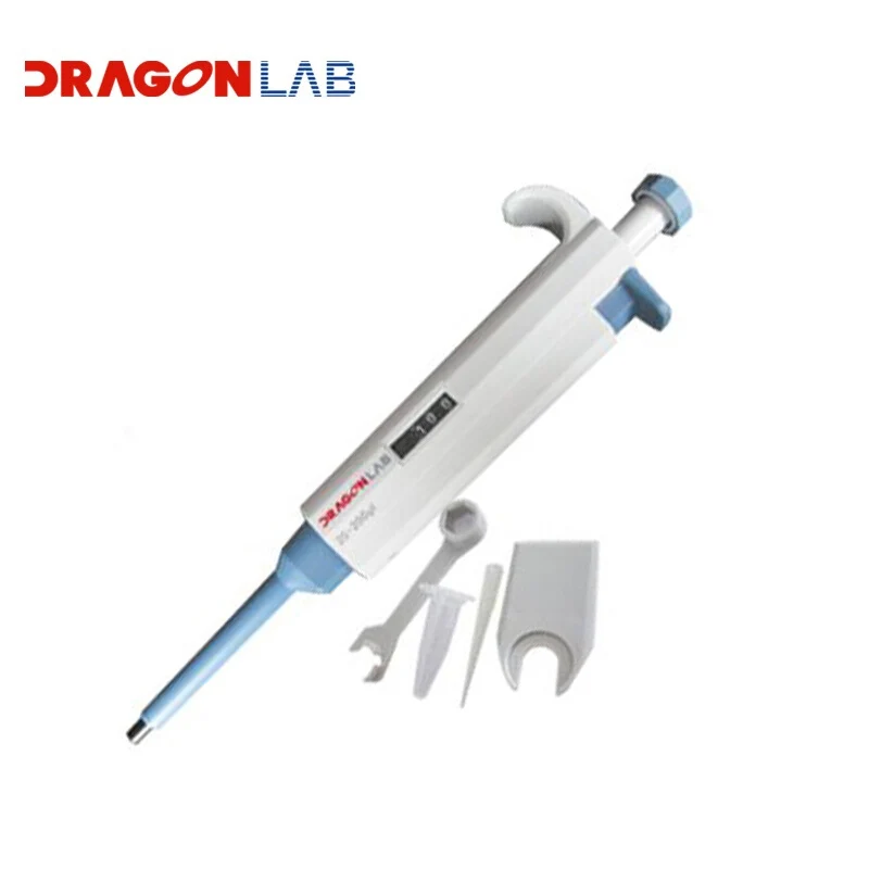 Механический дозатор DLab одноканальный Регулируемый громкость TopPette Dragon lab Pipettor
