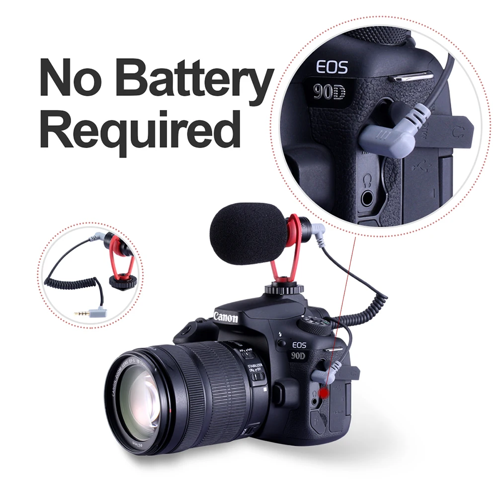 SAIREN VM Q1 3 5 мм микрофон для записи видео интервью Vlog беспроводной телефона DSLR