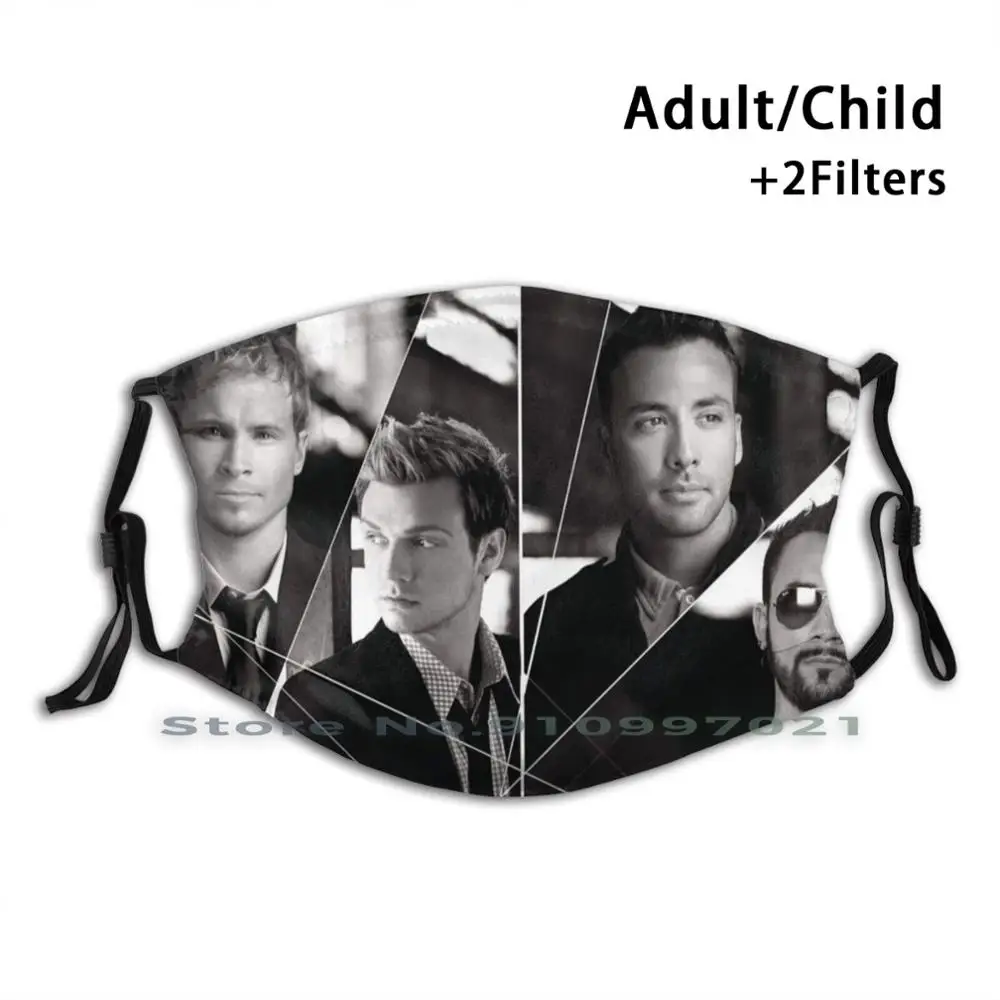 

Backstreet And The Unbreakabel Tour 2020 Takjil Print Reusable Mask Pm2.5 Filter Trendy Mouth Face Mask For Child Adult