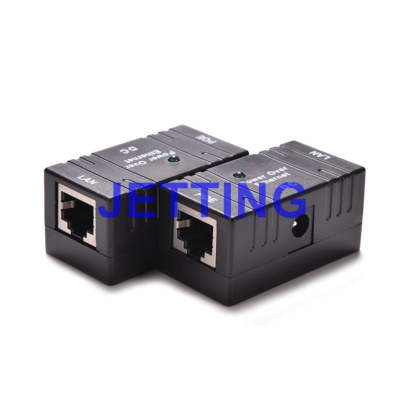 

JETTING 10/100 Mbp Passive POE DC Power Over Ethernet RJ-45 Injector Splitter Wall Mount Adapter For IP Camera LAN Network 1PC