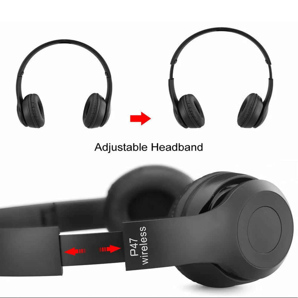 Беспроводные наушники 5 0 Bluetooth гарнитура музыкальные стерео шлемы для игр