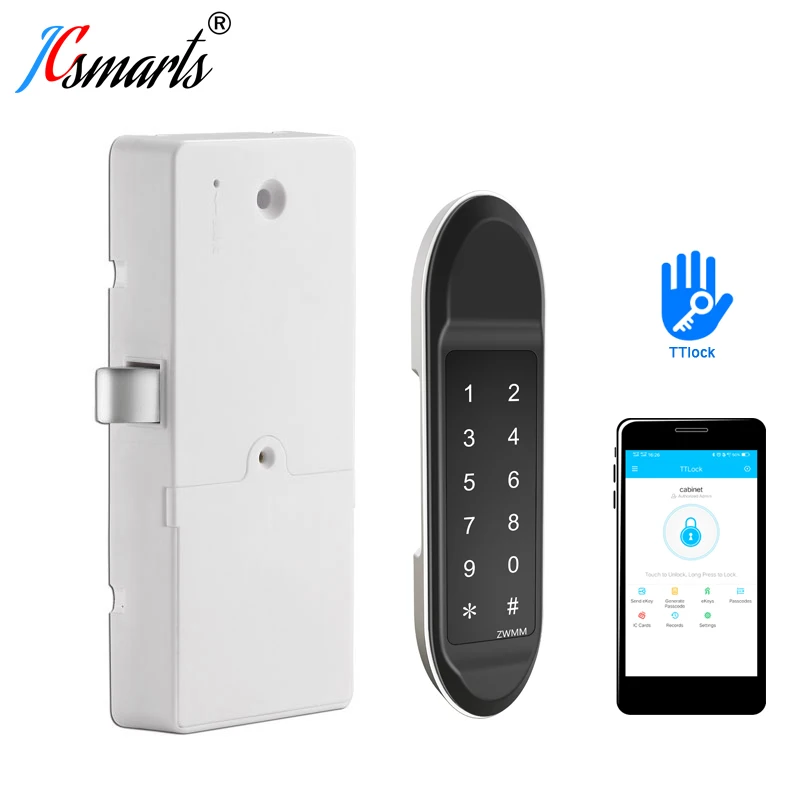 Цифровой смарт замок для дверей Wi Fi приложение TTlock bluetooth