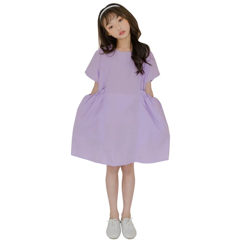 Летнее платье для девочек в Корейском стиле коллекция 2020 года вечерние принцессы