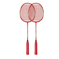 2pcs pair full carbon badminton racket grip sports training equipment professional padel 4u racket racquet with bag set