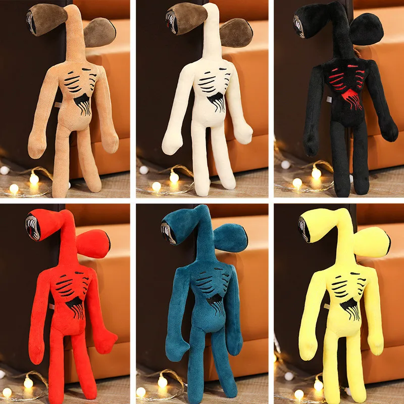 

Sirenhead Anime Plushie Siren Head Plush Doll Toys Scary Black Cartoon Cat Soft Stuffed Animals Figure Children Birthday Gifts