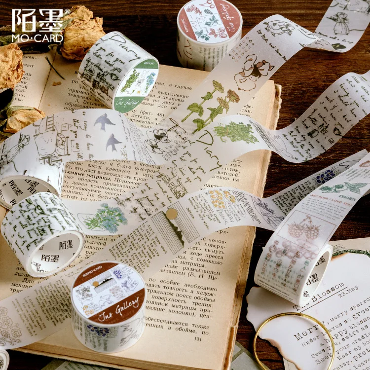 1 шт. винтажная васи лента серная кислота бумага Осенняя маскирующая клейкая DIY