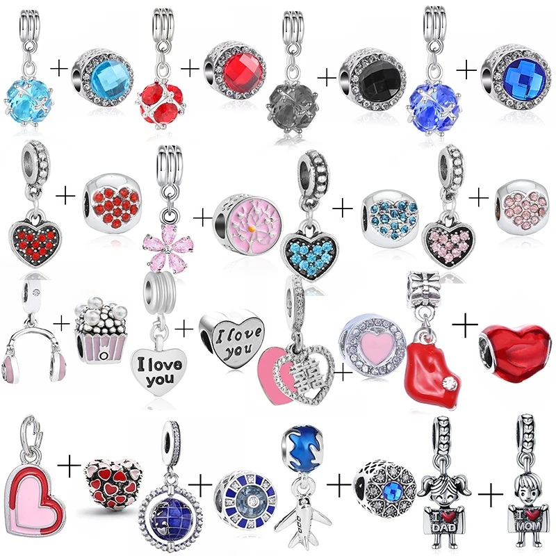 2 шт./лот очаровательные бусины в виде животных динозавров Беллы подходят для