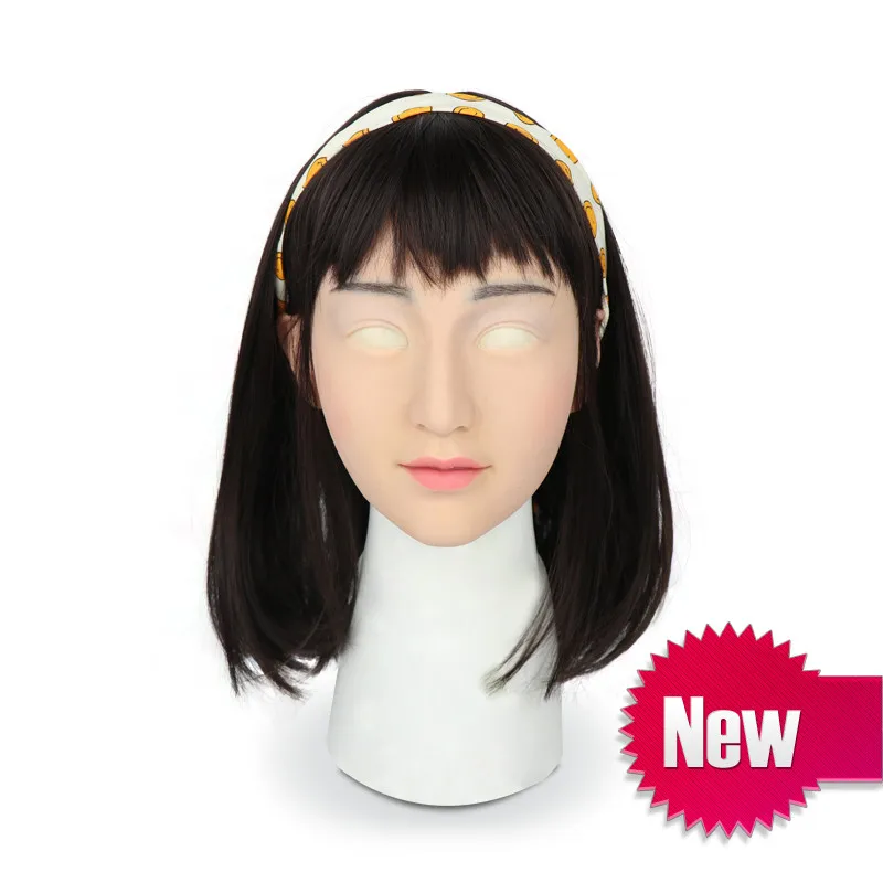 Транссексуал латексная маска с реалистичной кожей Трансвестит силиконовые