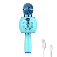 with lamp bluetooth compatible small size outdoor portable device wireless microphone for party abs handheld recording player