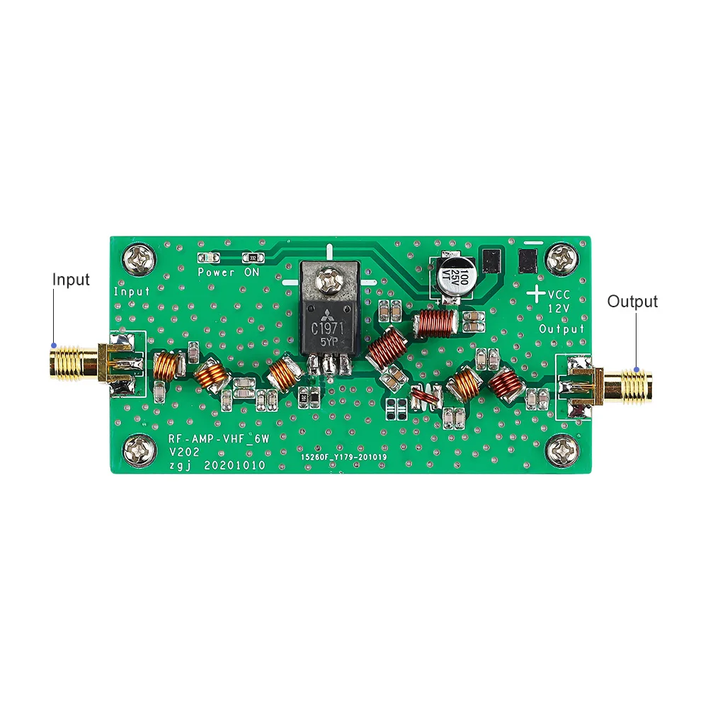 Усилитель мощности AIYIMA 6 Вт 140-170 МГц УКВ 12 В для FM-передатчика радиолюбительского