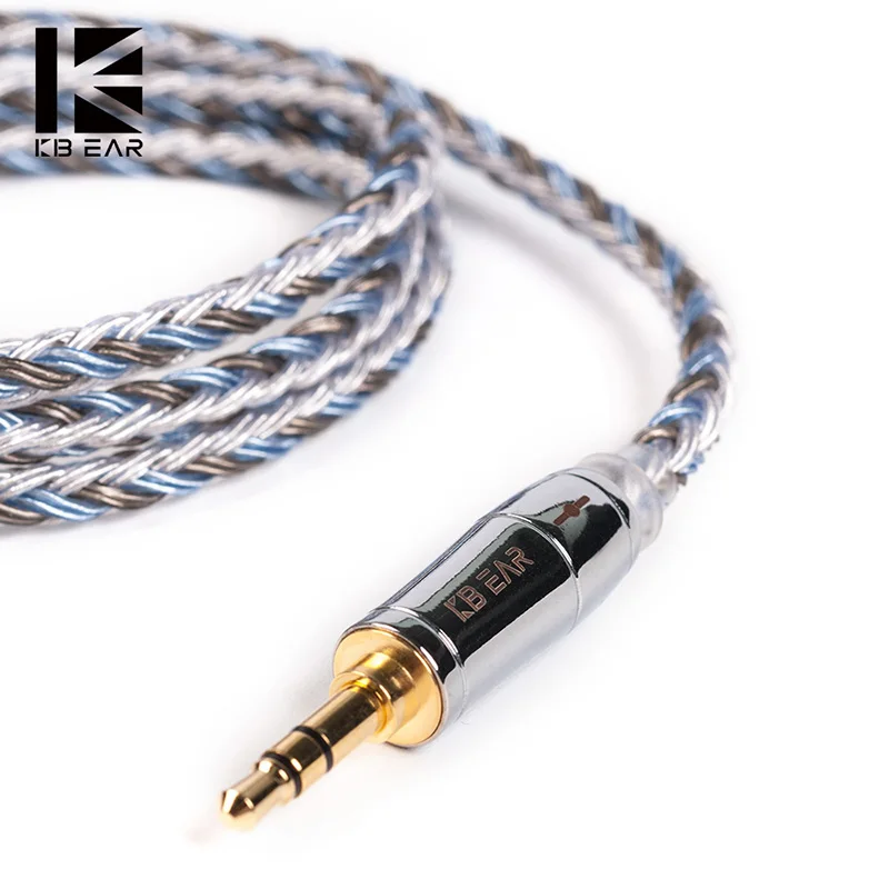 

Thorough 16 core Silver plated Cable 2.5/3.5/4.4mm Upgrade Cable With MMCX/2pin/QDC/TFZ Connector with KB06 HI7 ZSX BL03