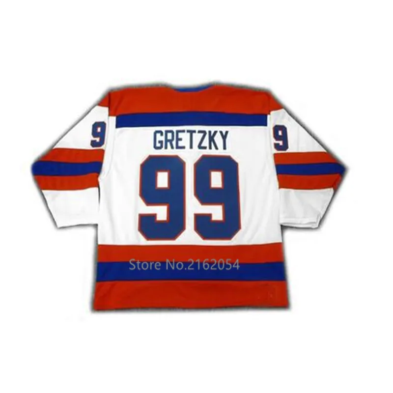 

99 Wayne Gretzky Indianapolis Racers MEN'S Hockey Jersey Embroidery Stitched Customize any number and name