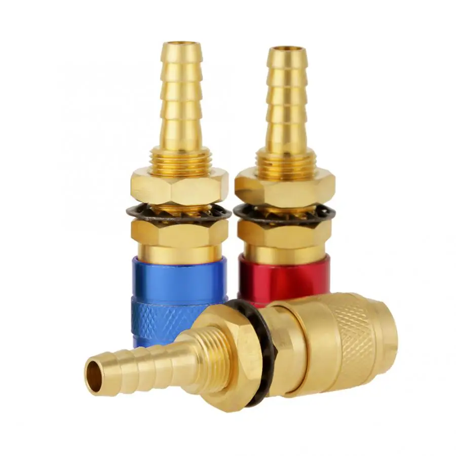 3 шт. водяное охлаждение и газовый адаптер Быстрый фитинг для шланогового