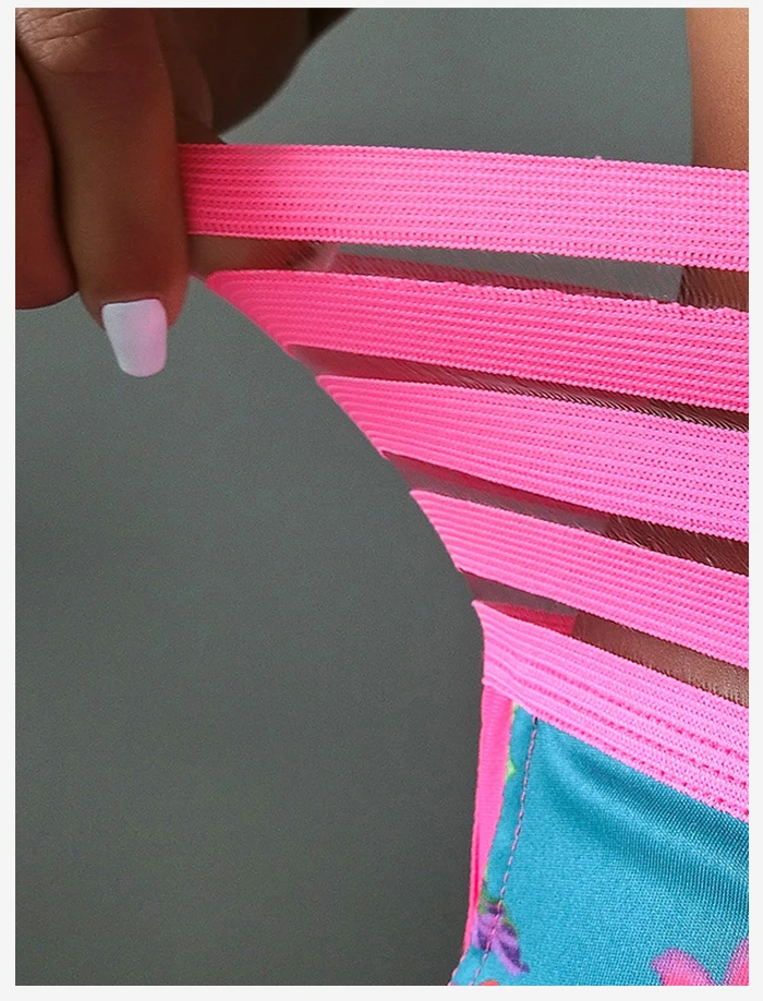 

DropShipping Fashion Sport Shorts Floral Print Women Folding Pockets Gym Fitness Push Up leggins Scrunch Workout Sportswear Slim