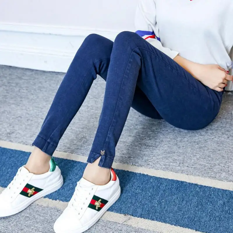 Korean Style Leggings Women Slim Jeggings Plus Size 6XL 5XL 4XL Stretch Elastic Pencil Leggings Ladies High Waist Shiny Leggings