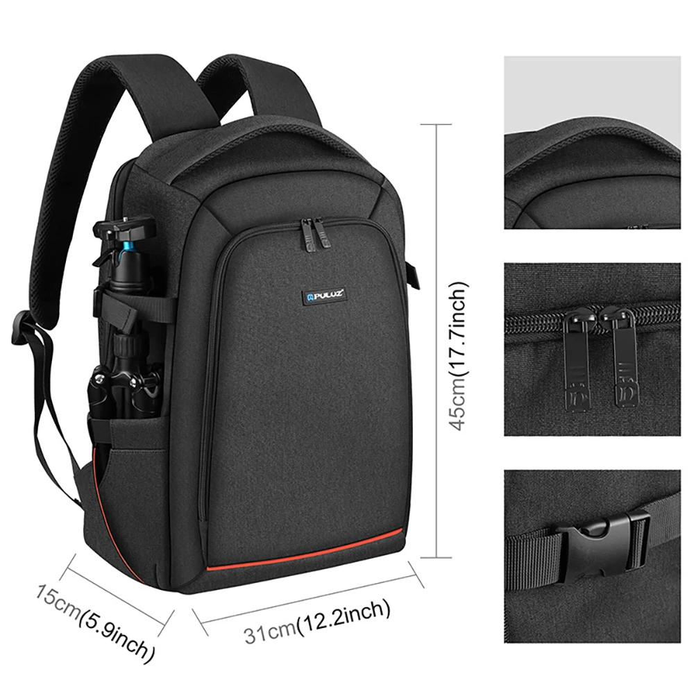 new puluz waterproof camera bag outdoor portable waterproof scratch resistant rain cover for backpack case business office free global shipping