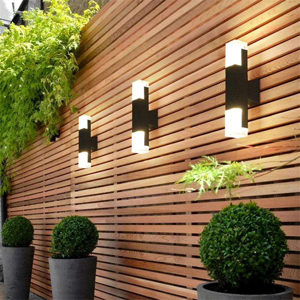 

Outdoor Motion Sensor LED Wall Lamp Waterproof Garden Porch Wall Sconces Villa Hotel Courtyard Aisle Corridor Wall Lamp