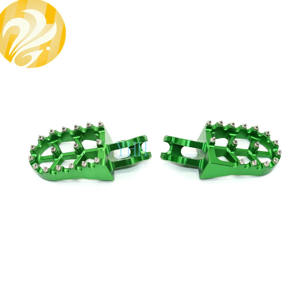 Пара ЧПУ подножки педали Подставки Для Kawasaki KX250F KX450F KX250 KX450 KLX450R KX 250F 450F 250 450 KLX 450R 2008