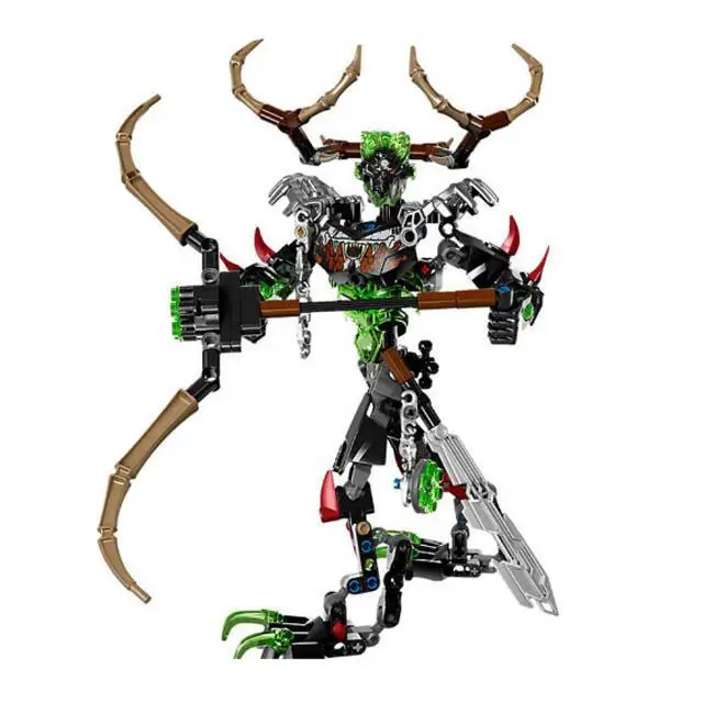 XSZ 611-3 Биохимический bioniclemask Bionicle umarak Охотник воина светильник Кирпичи Строительные блоки для детей лучшие игрушки - Цвет: 611-3