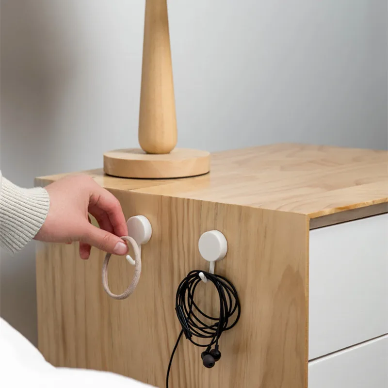 

10pcs Adhesive Wall Hooks Hanger Strong Hooks Suction Cup Sucker Wall Storage Holder Receive For Kitchen Bathroom