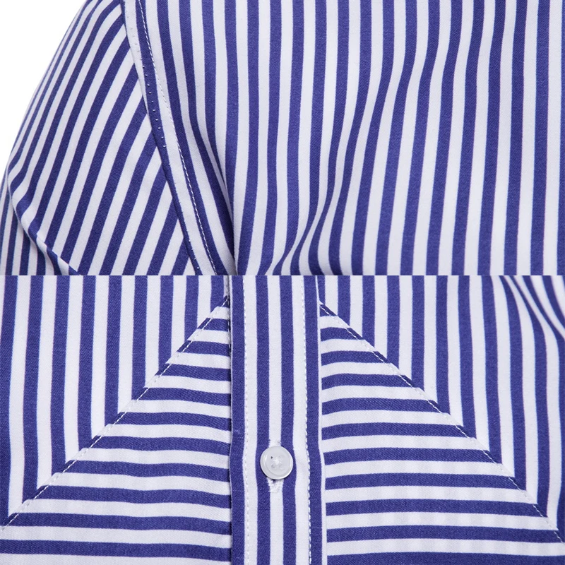 

Brand Men Striped Shirt 2019 Classic England Fashion Lapel Casual Shirts Long Sleeve High Street Top Blouse Slim Camisa Masculin