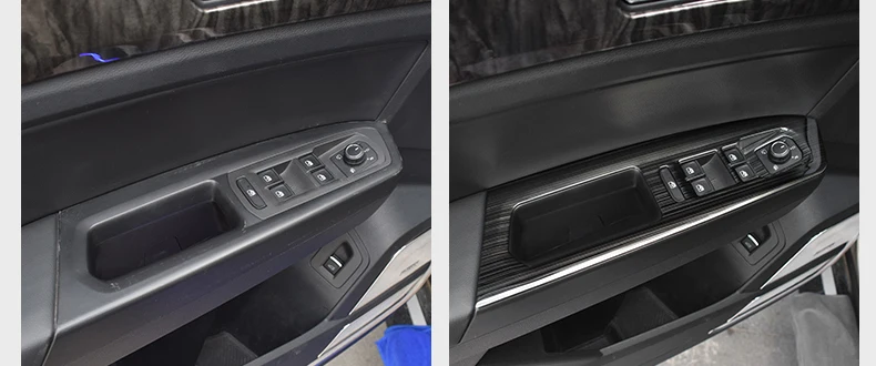 Lsrtw2017 для Volkswagen Atlas Teramont Vw кнопка включения окна автомобиля рамка планки аксессуары интерьера