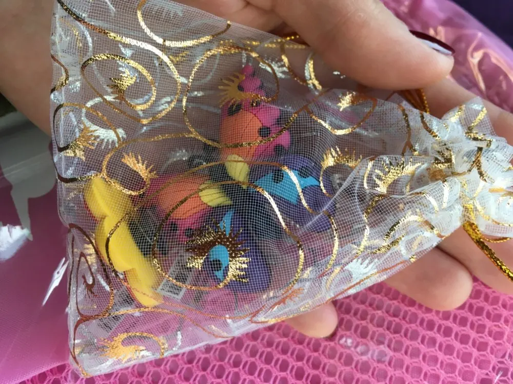 4 предмета в комплекте с украшениями виде кристаллов и цветов бабочкой имитацией