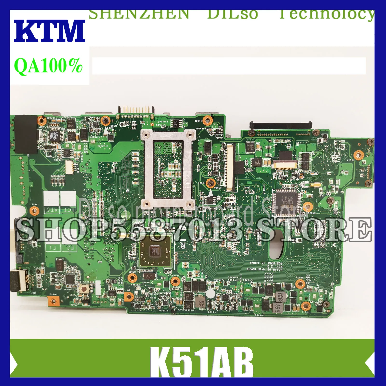 

Laptop MOTHERBOARD K51AB Motherboard For asus K51AB K51AE K70AF Laptop Motherboard