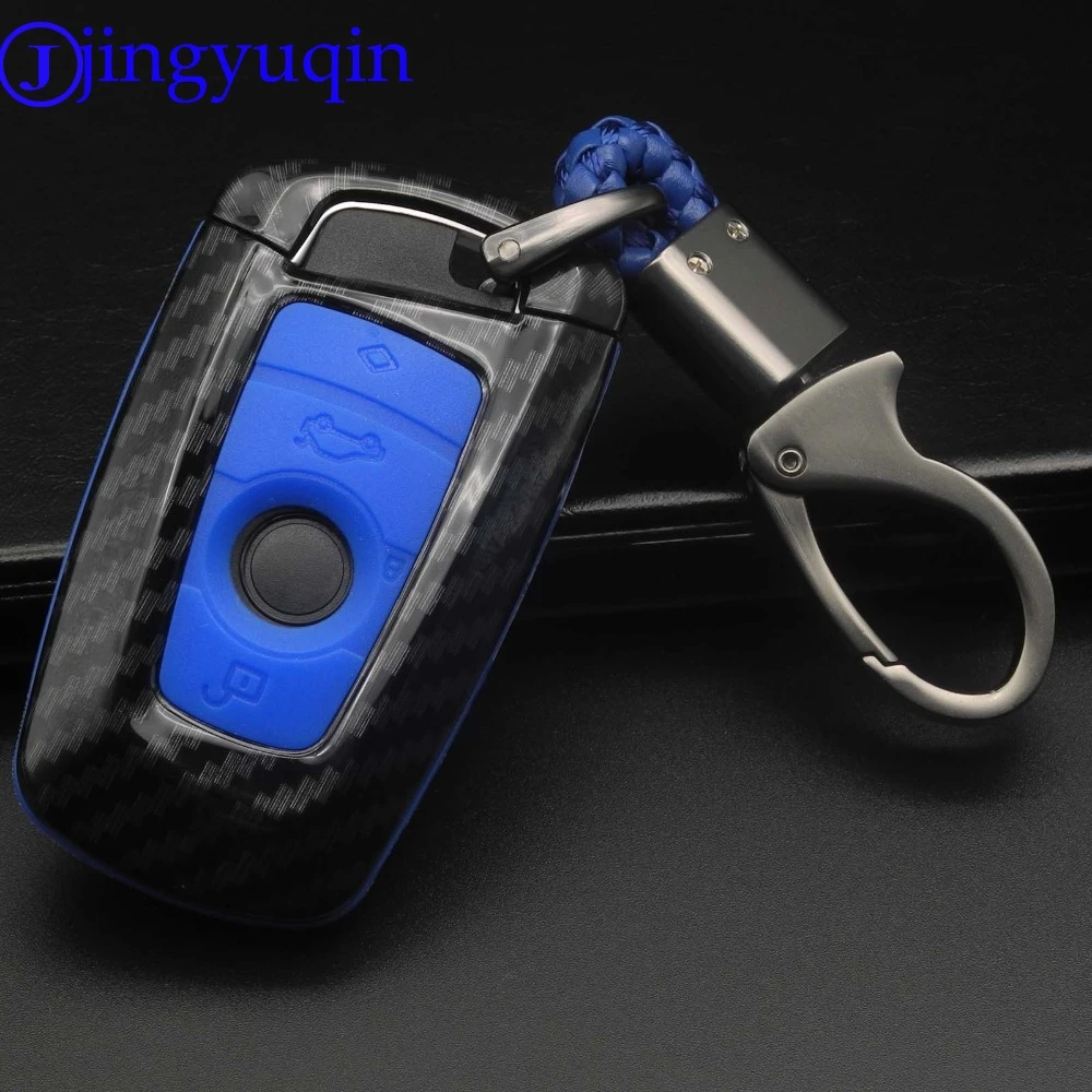 Углеродное волокно силиконовый чехол для ключей от машины бумажник BMW 520 525 f30 f10 F18