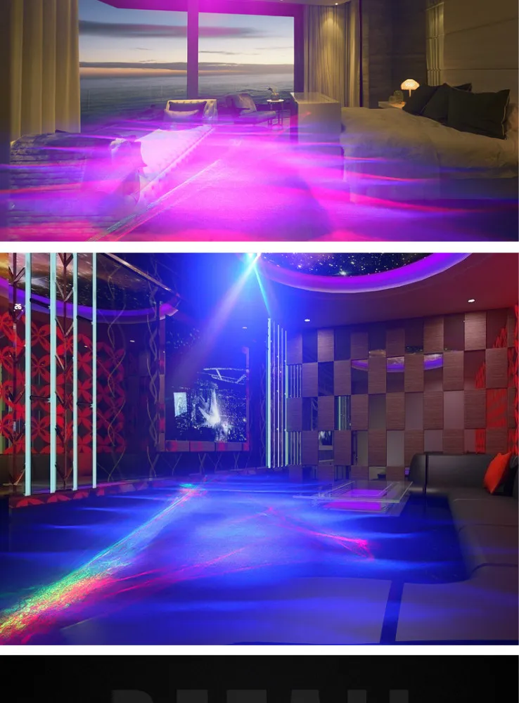 Лазерный прожектор водяной волны Aurora с дистанционным управлением RG сцсветильник