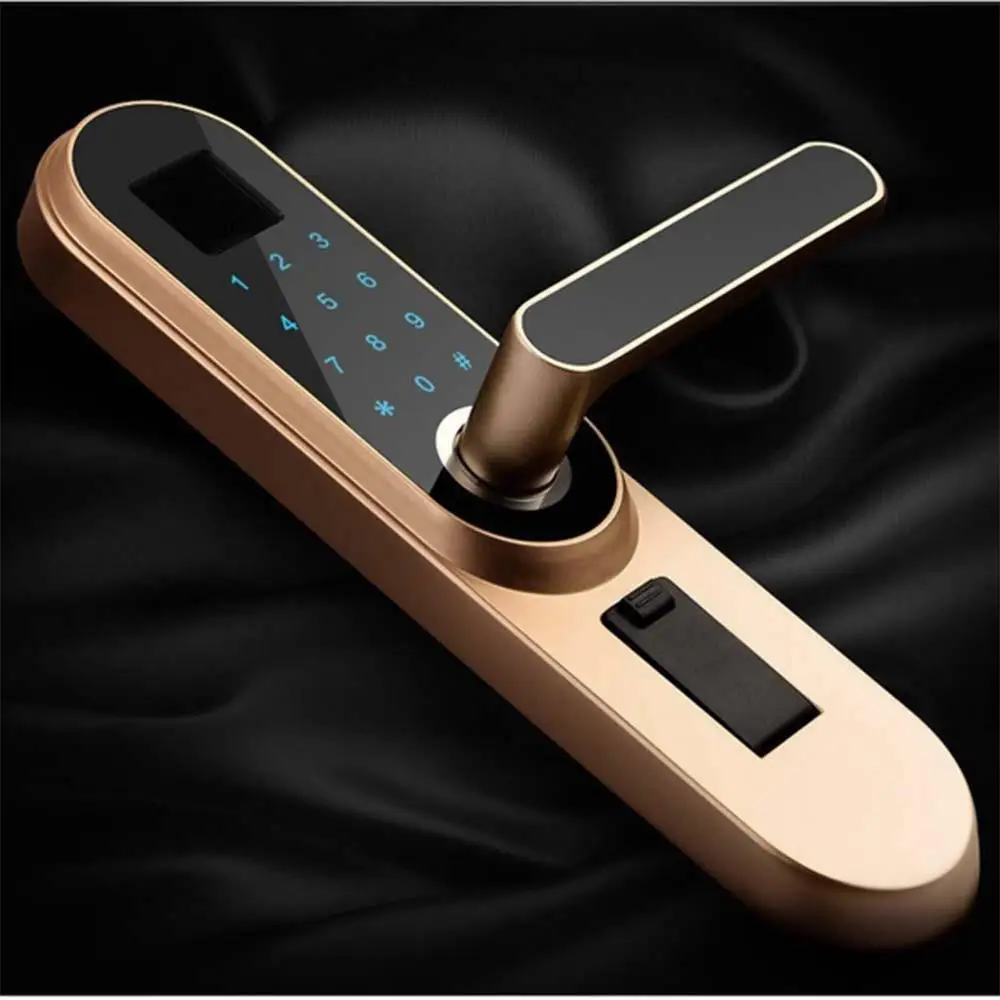 

SOLEDI Touch Screen Intelligent Electric Fingerprint Lock Smart Opener Anti-Theft Keyless Universal Fingerprint Password Lock
