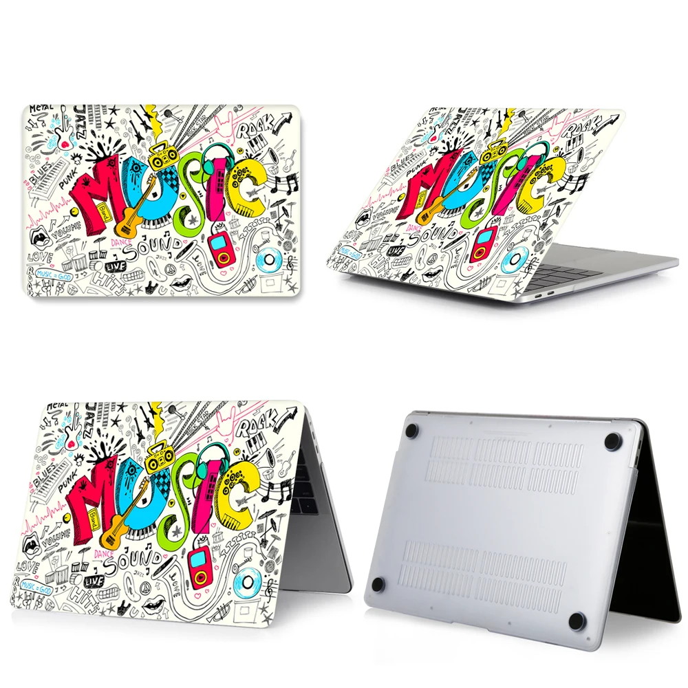 Жесткий чехол для Macbook Air 13 A2179 2020 Новый Pro 12 15 11 16 ноутбука с сенсорной панелью macbook