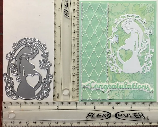 Трафарет металлический высекальный: Hemere беременная женщина гравировкой пресс