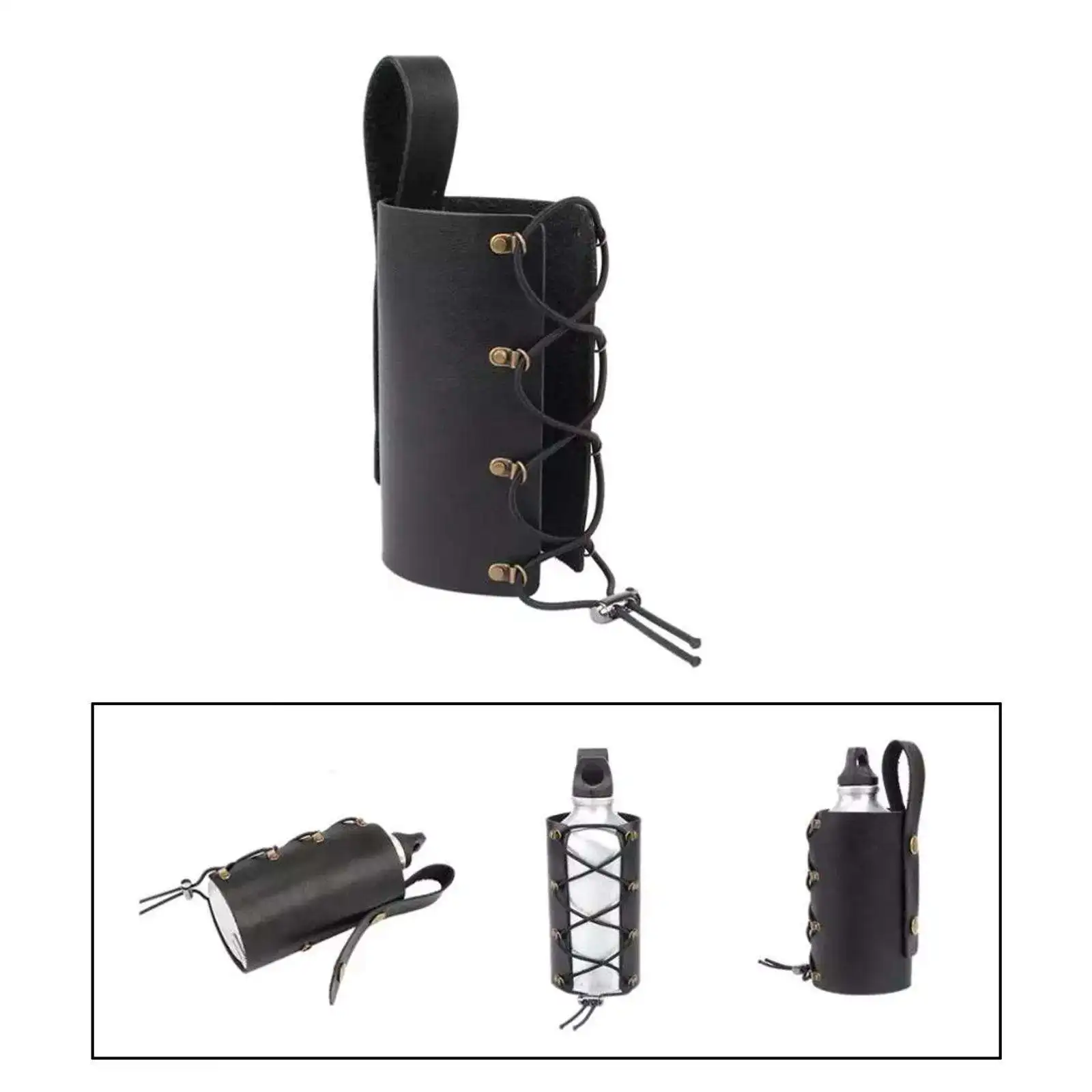 

Motorcycle Bicycle Car-Styling Drink Holder Water Bottle Cup Holder Black