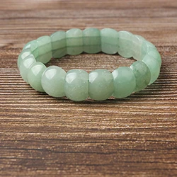 green aventurine LanLi 10x12 мм натуральные ювелирные изделия Роза Кристалл камни свободный браслет с бусинами талисманы Йога для мужчин и женщин медитация амулет - Цвет: green aventurine