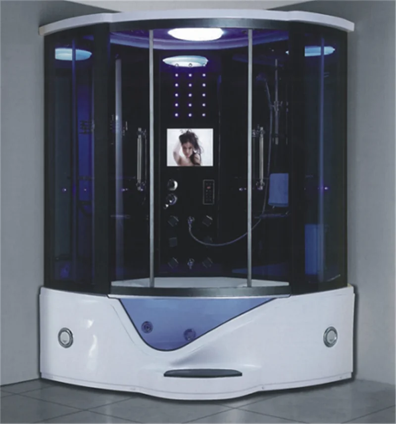 Роскошная Закрытая гидромассажная Ванна Паровая душевая кабина |