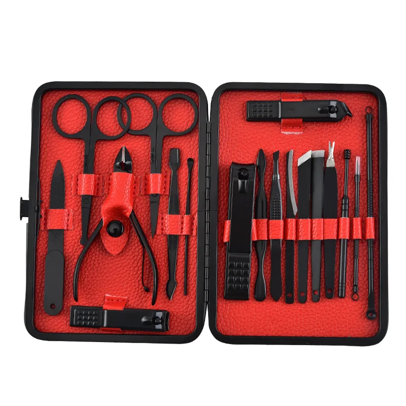 

4-18 шт Профессиональные кусачки для ногтей педикюр набор профессиональных парикмахерских ножниц Нержавеющая сталь крюк Golden Eagle Портативны...