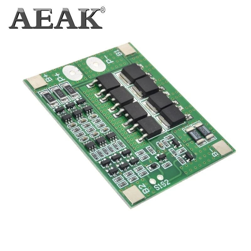 Защитная плата AEAK 3S 25A Li-Ion 18650 BMS PCM bms pcm с балансировкой для литий-ионного