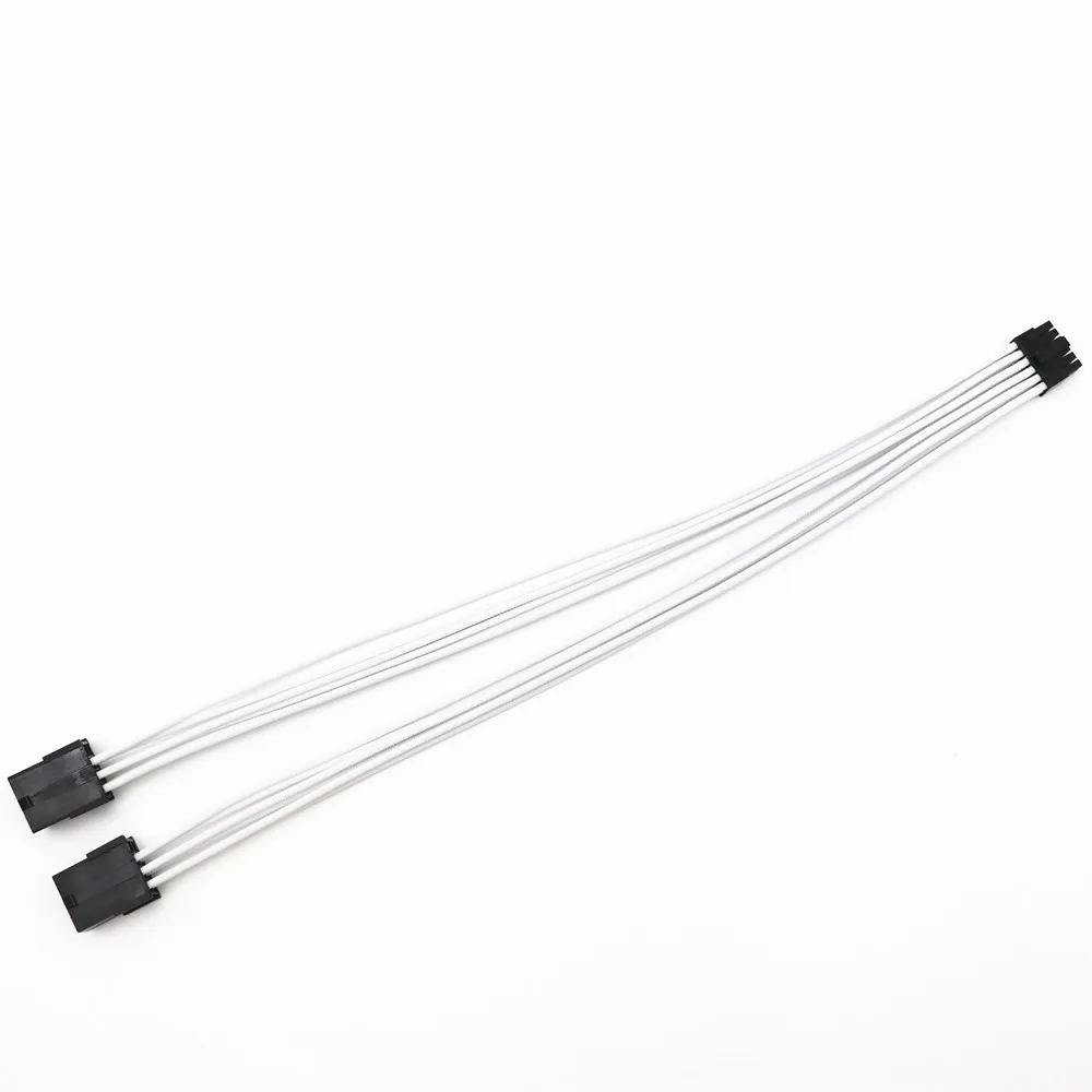 3 0 series 12pin to dual 8pin gpu nvida graphics card extension cable 18awg for pcie sleeved male to female power supply cable free global shipping