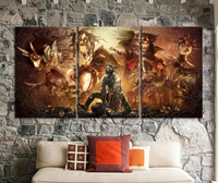 3 piece decorative painting poster new fashion office home mural dead by daylight killers game painting fanxin wholesale