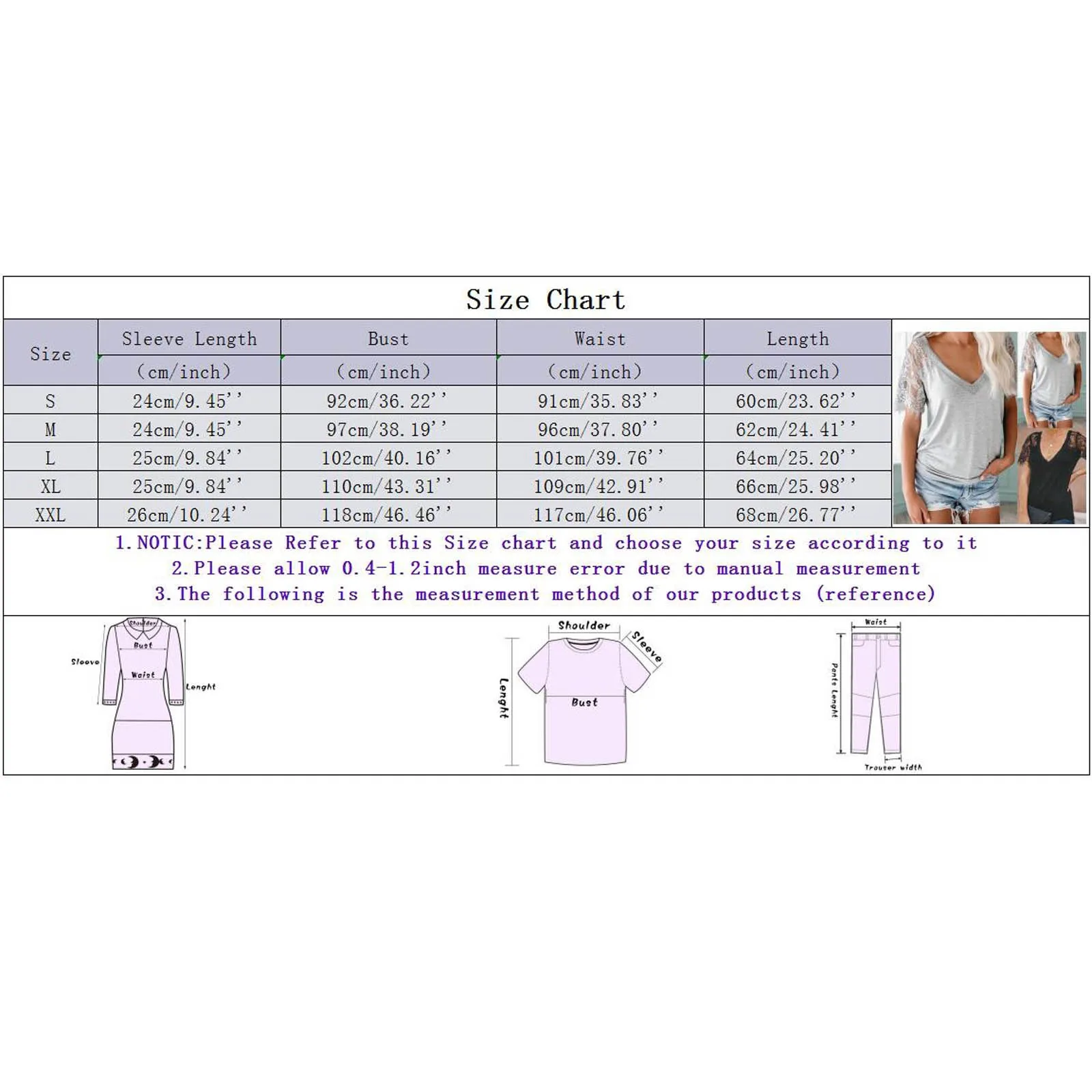 

2021 New Summer Women's Tops V-neck Cotton T Shirts Solid Color Short Sleeve Tees Casual Loose Femmel Oversized T-shirt Lace Tee