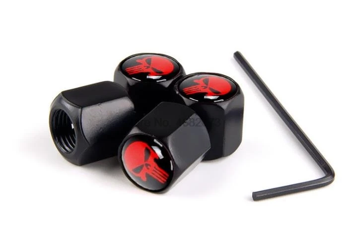 От DHL или Fedex 200 комплекты стайлинга автомобилей металлический Призрака с черепом