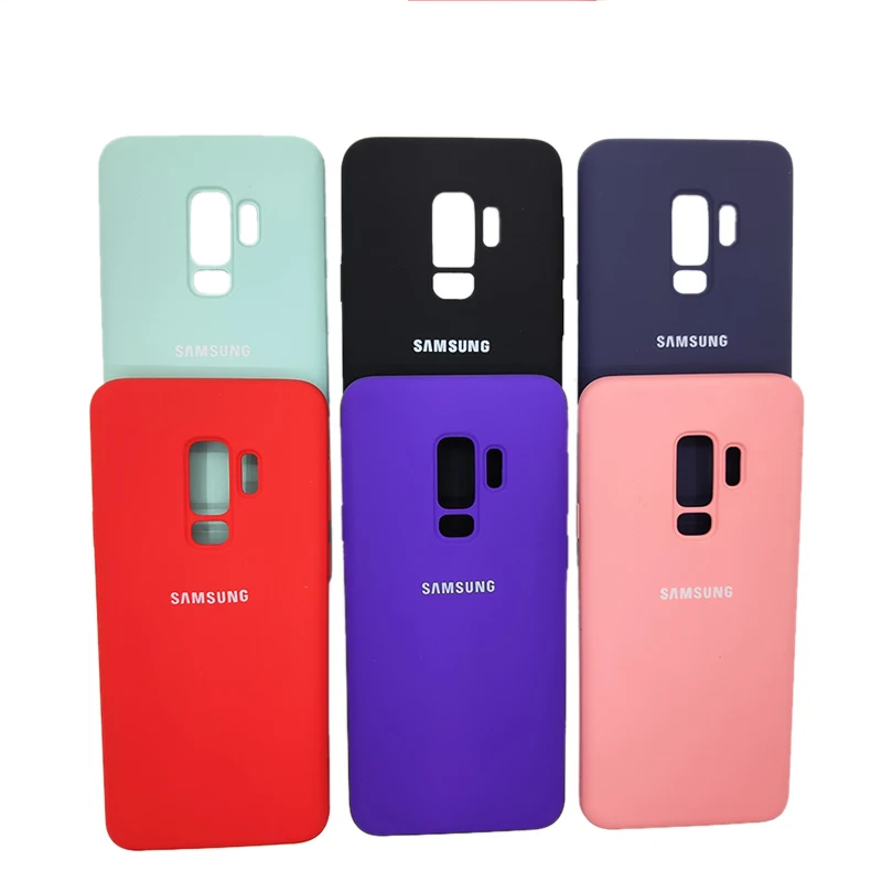 Чехол S9 Plus Samsung Galaxy S9/S9 + защитный чехол шелковистая Силиконовая задняя крышка