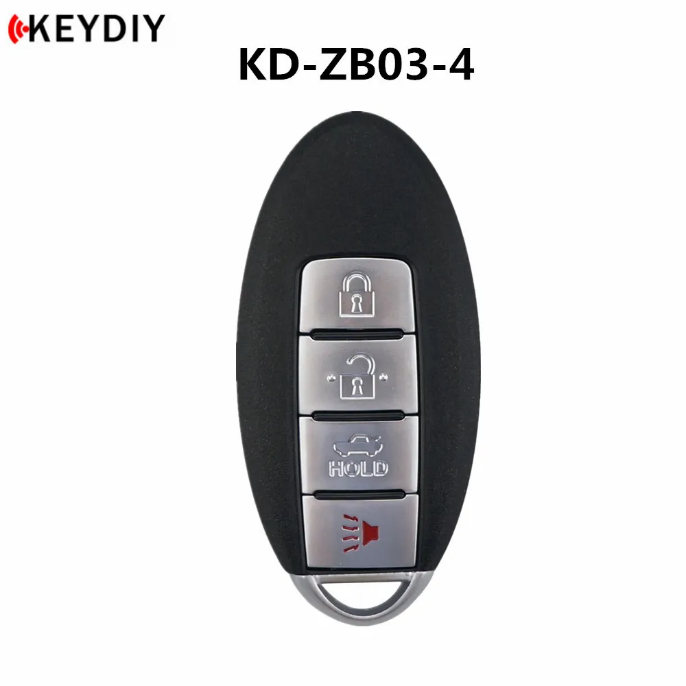 ZB03-4 1 партия/5 шт., KEYDIY KD смарт-ключ ZB серии пульты дистанционного управления несколькими моделями для KD-X2 ключевой программист - Цвет: ZB03-4