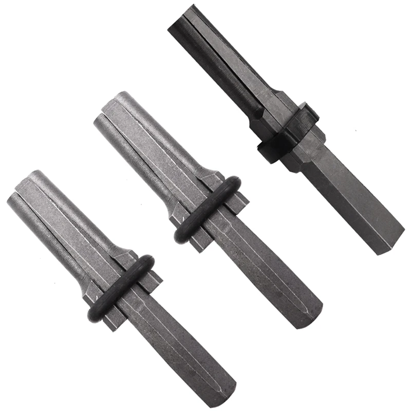 

3Pcs Stone Splitter Wedge, Iron Stone Splitter Clip, Quarrying Tool, Electric Hammer, Diamond Head(16mm,18mm,23mm)