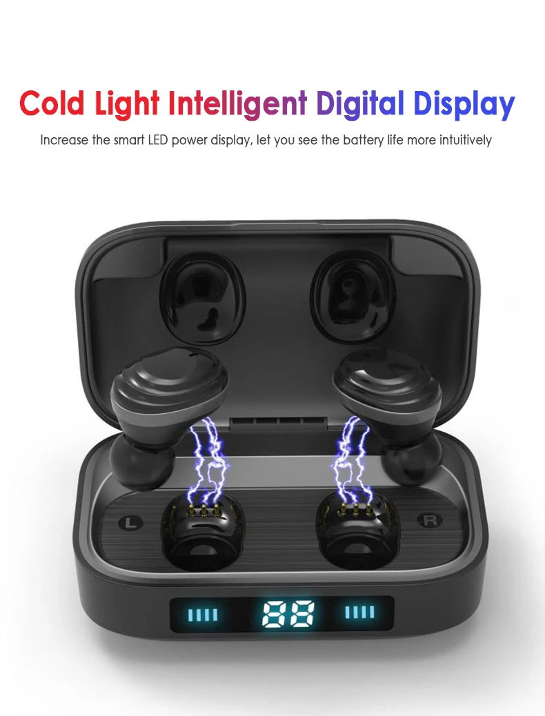 Новые беспроводные наушники TWS Bluetooth 5 0 вкладыши для Iphone Samsung Huawei Xiaomi|Наушники и