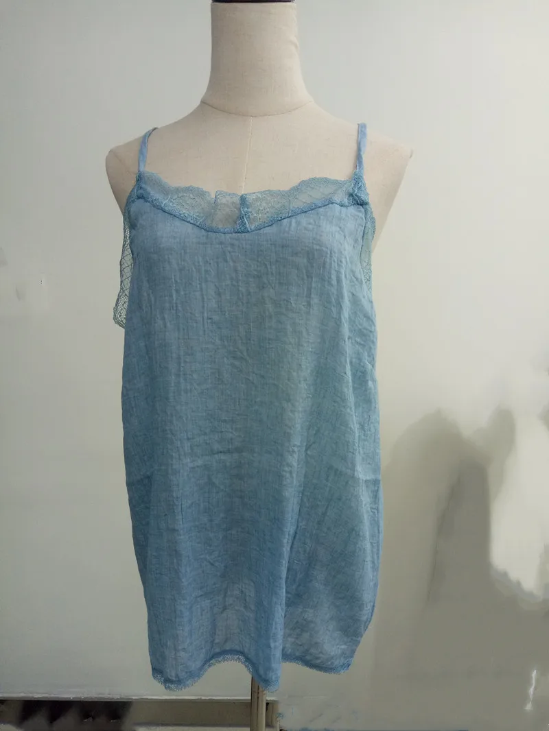 Spaghetti Strap Top Women V Neck Basic White Cami Camis Sleeveless Patchwork Lace Tank Tops Summer Camisole | Женская одежда