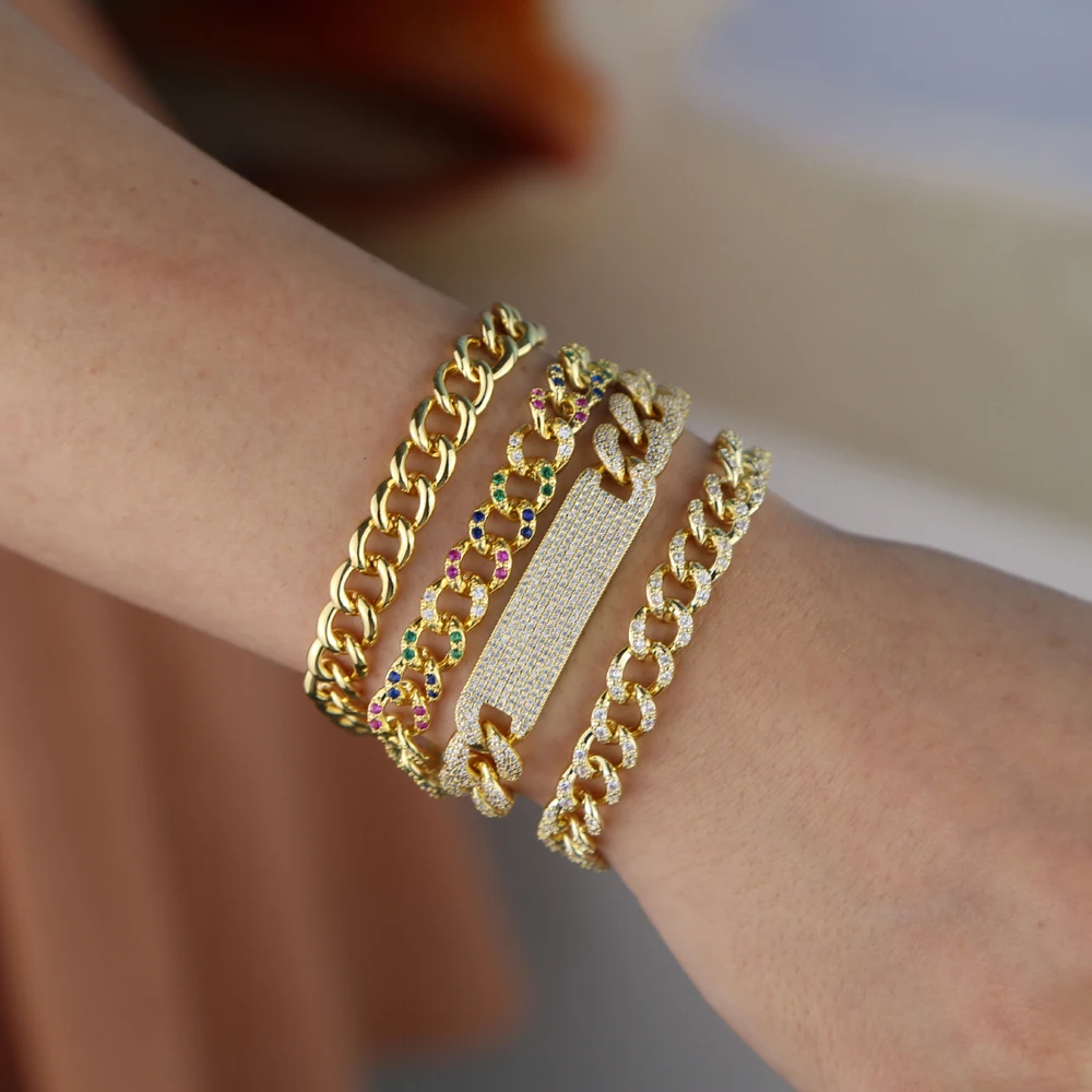 Новое поступление 2021 женская цепь в стиле панк-рок хип-хоп кубинская модная